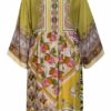 Ana Alcazar Kleid mit 3/4-Arm, Grün