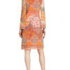 Ana Alcazar Kleid mit 3/4-Arm, Orange