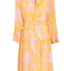 Ana Alcazar Kleid mit 3/4-Arm, Orange