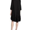 Ana Alcazar Kleid mit 3/4-Arm, Schwarz