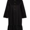 Ana Alcazar Kleid mit 3/4-Arm, Schwarz