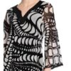 Ana Alcazar Kleid mit 3/4-Arm und Nietenbesatz, Schwarz