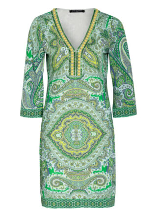 Ana Alcazar Kleid mit 3/4-Arm und Perlen-und Schmucksteinbesatz, Grün