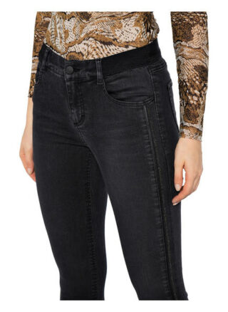 Angels Jeans One Size mit Galonstreifen, Schwarz