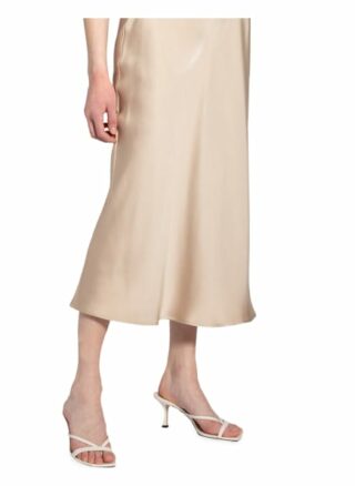 Anine Bing Seidenrock Bar, Beige