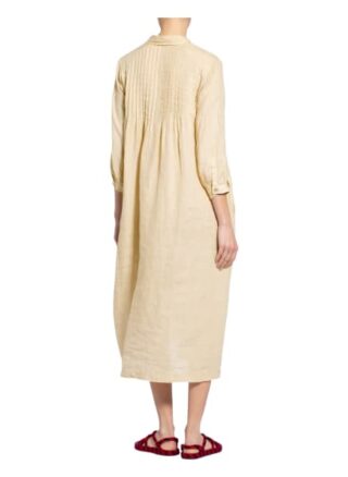 Antonelli Firenze Hemdblusenkleid Maida aus Leinen, Beige