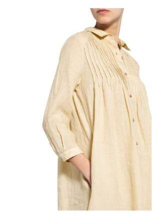 Antonelli Firenze Hemdblusenkleid Maida aus Leinen, Beige