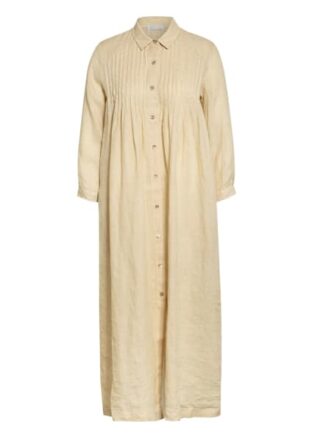 Antonelli Firenze Hemdblusenkleid Maida aus Leinen, Beige