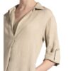 Antonelli Firenze Kleid Luna aus Leinen, Beige