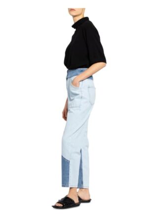 BA&SH Apolo 7/8 Straight Leg Jeans Damen, Blau