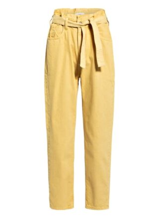 BA&SH Jalia 7/8 Straight Leg Jeans Damen, Gelb