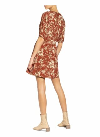 Ba&Sh Hemdblusenkleid Soma, Rot