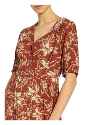 Ba&Sh Hemdblusenkleid Soma, Rot
