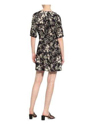 Ba&Sh Hemdblusenkleid Soma, Schwarz
