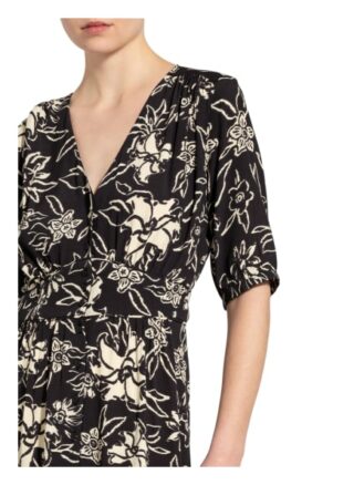 Ba&Sh Hemdblusenkleid Soma, Schwarz