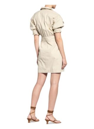 Ba&Sh Hemdblusenkleid Tara, Beige
