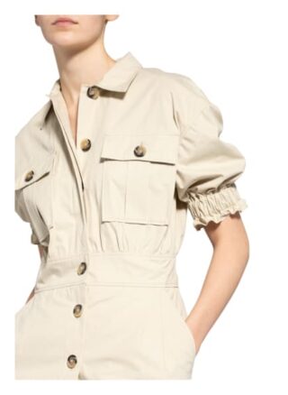 Ba&Sh Hemdblusenkleid Tara, Beige