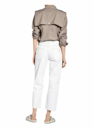 BA&SH Aurel Straight Leg Jeans Damen, Beige