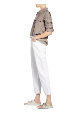 BA&SH Aurel Straight Leg Jeans Damen, Beige