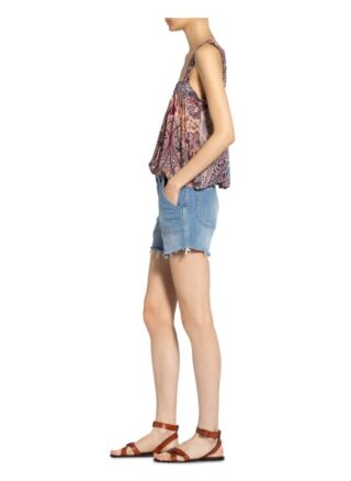 BA&SH Shelby Jeans-Shorts Damen, Blau