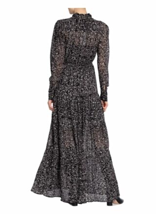 Ba&Sh Kleid Alegria mit Glitzergarn, Schwarz