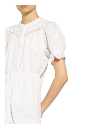 Ba&Sh Kleid Beky aus Lochspitze, Beige