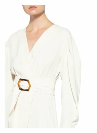 Ba&Sh Kleid Briane in Wickeloptik, Beige