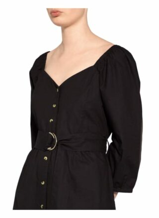 Ba&Sh Kleid Cyrielle mit 3/4-Arm, Grau