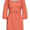 Ba&Sh Kleid Cyrielle mit 3/4-Arm, Orange