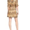 Ba&Sh Kleid Gloria mit Glitzergarn, Braun