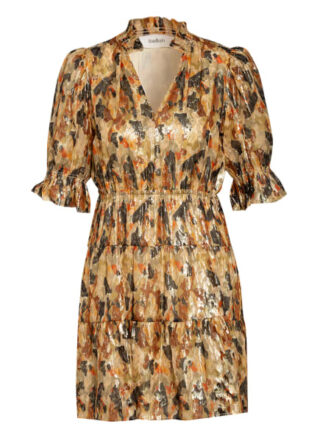 Ba&Sh Kleid Gloria mit Glitzergarn, Braun