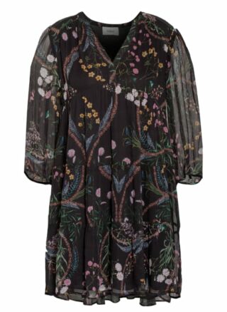 Ba&Sh Kleid Goya mit 3/4-Arm, Schwarz