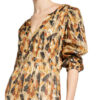 Ba&Sh Kleid Guillan mit 3/4-Arm, Braun