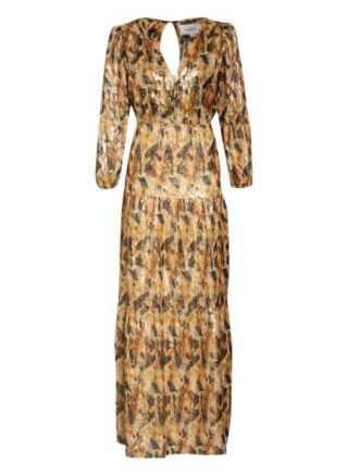 Ba&Sh Kleid Guillan mit 3/4-Arm, Braun