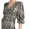 Ba&Sh Kleid Guillan mit 3/4-Arm, Weiß