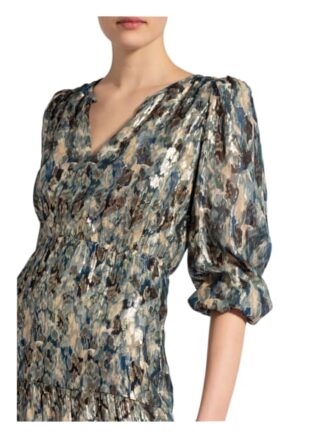 Ba&Sh Kleid Guillan mit 3/4-Arm, Weiß