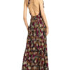 Ba&Sh Kleid Leo mit Glitzergarn, Grün