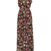 Ba&Sh Kleid Leo mit Glitzergarn, Grün