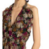Ba&Sh Kleid Leo mit Glitzergarn, Grün