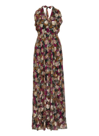 Ba&Sh Kleid Leo mit Glitzergarn, Grün
