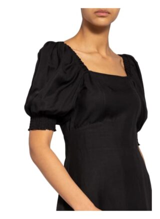 Ba&Sh Kleid Palaia mit Cut-Out, Schwarz