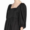 Ba&Sh Kleid Palerme mit 3/4-Arm, Schwarz