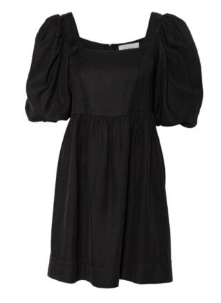 Ba&Sh Kleid Palerme mit 3/4-Arm, Schwarz