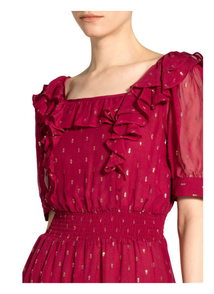 Ba&Sh Kleid Romeo mit Seide, Rot Ba&Sh Kleid Romeo mit Seide, Rot
