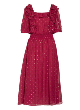 Ba&Sh Kleid Romeo mit Seide, Rot