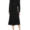 Ba&Sh Kleid Ulla mit Rüschenbesatz, Schwarz