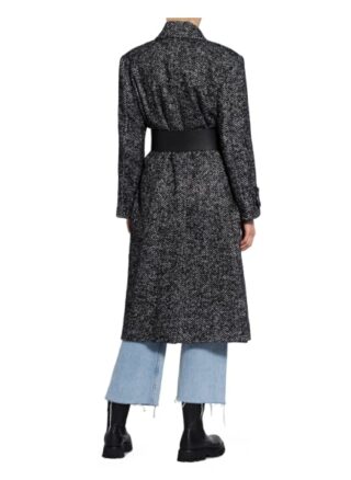 Ba&Sh Mantel Henry mit Wolle, Schwarz