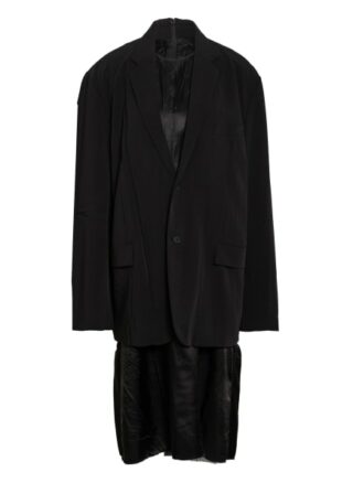 Balenciaga 2-in-1-Kleid, Schwarz