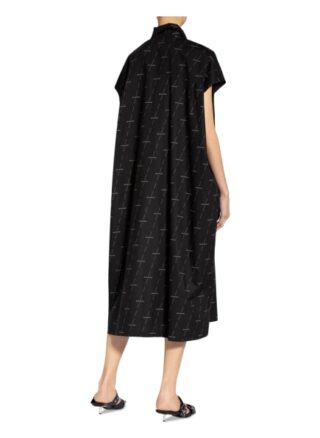 Balenciaga Hemdblusenkleid, Schwarz