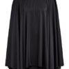 Balenciaga Kleid mit Cape, Schwarz